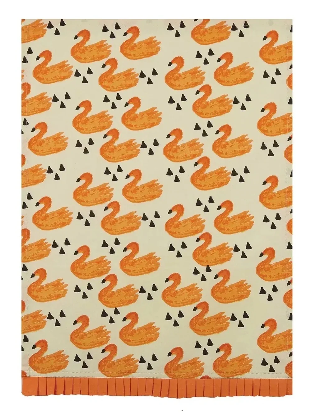 Orange Swan Kitchen Tea Towel NEW